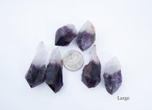 Load image into Gallery viewer, Small Midnight Amethyst Points - Primtentions
