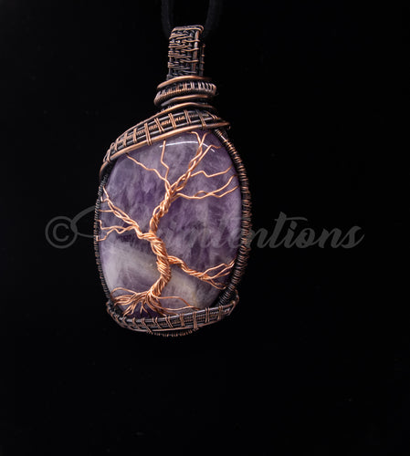 Wire Wrapped Amethyst Tree of Life - Primtentions