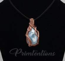 Load image into Gallery viewer, Wire Wrapped Owyhee Blue Opal
