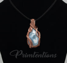 Load image into Gallery viewer, Wire Wrapped Owyhee Blue Opal