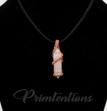 Load image into Gallery viewer, Wire Wrapped Rose Quartz DT
