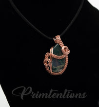 Load image into Gallery viewer, Wire Wrapped Moss Agate
