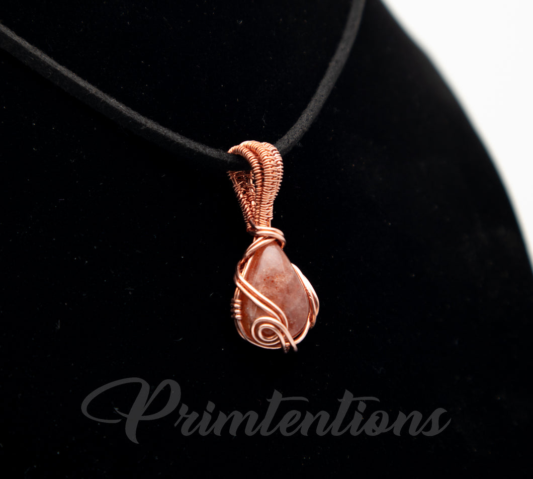 Wire Wrapped Sunstone