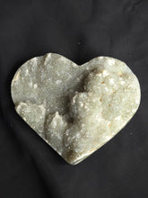 Load image into Gallery viewer, green amethyst heart shaped rock

