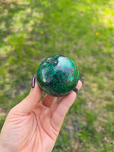 Load image into Gallery viewer, Malachite sphere
