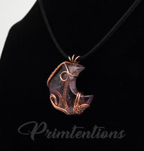 Load image into Gallery viewer, Wire Wrapped Ametrine Moon
